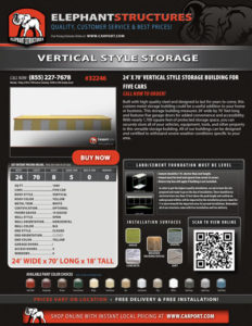 Vertical Roof Storage