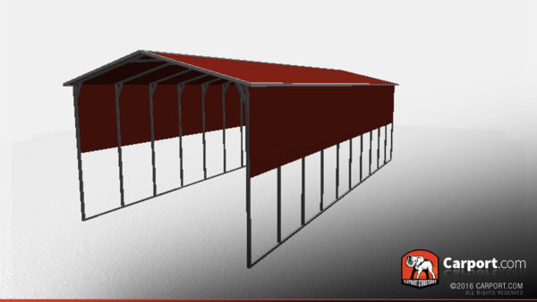 18x41 RV Cover Metal Roof 3