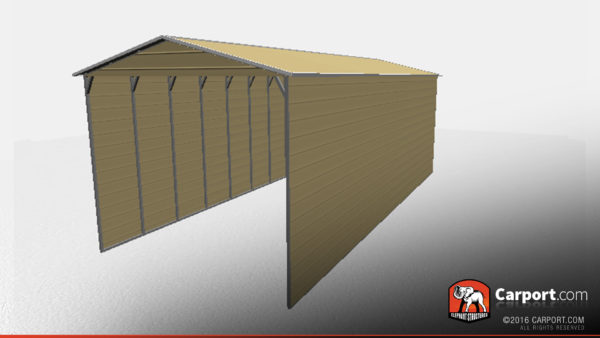 18x41 RV Carport with Vertical Roof 2