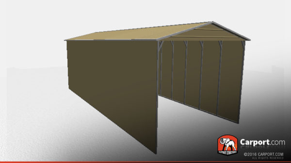 18x41 RV Carport with Vertical Roof 3