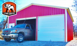Fully Enclosed Steel Garages Available from Elephant Structures
