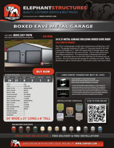 Boxed Eave Metal Roof