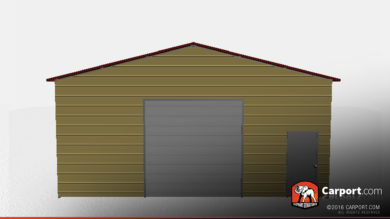 metal warehouse building vertical style