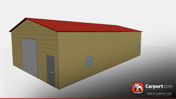 metal warehouse building vertical style
