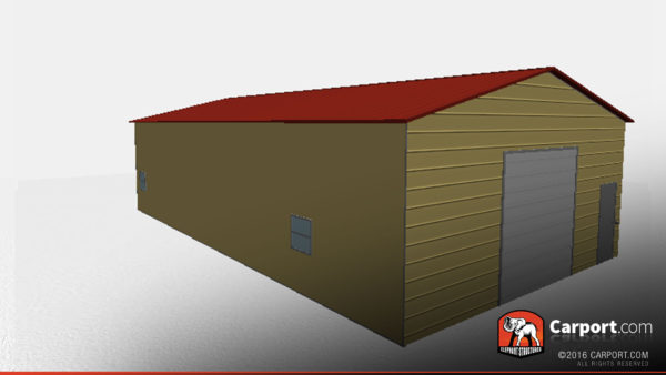metal warehouse building vertical style