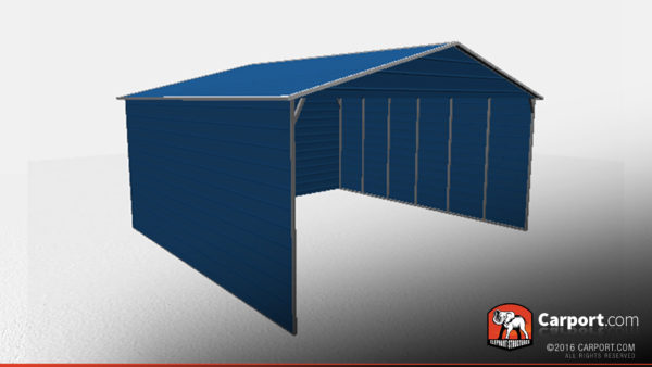 boxed eave commercial steel carport