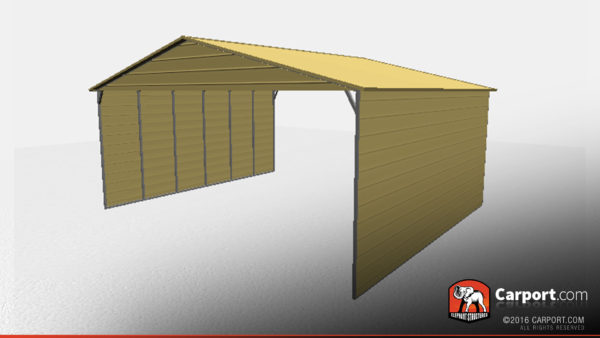 30 x 30 x 12 three car commercial carport