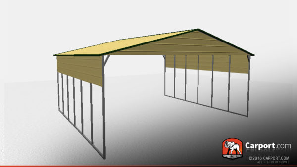 30 x 40 boxed eave metal carport