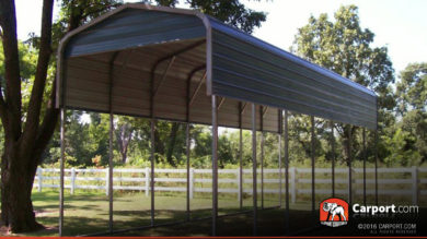 12x36 RV Carport Regular Metal Roof