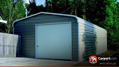 20x31 One Car Steel Garage