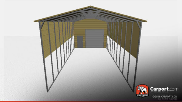 18x61 RV Storage Building Front