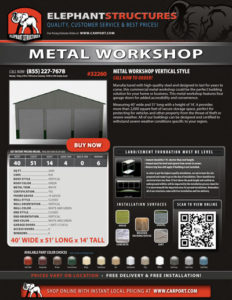 40x51 Metal Workshop