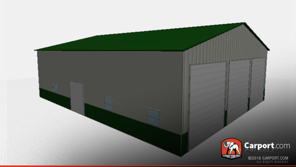 40 x 51 x 14 metal workshop building
