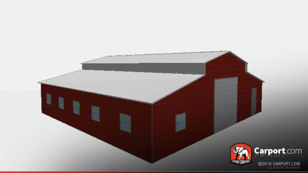 42 x 41 x 12 Metal Horse Barn red