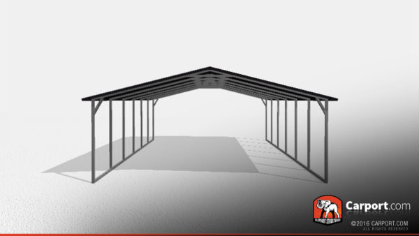 20x26 Double Wide Steel Carport