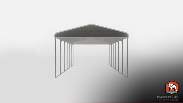 18' x 31' x 10' steel carport offers superior protection for any season - Image 3