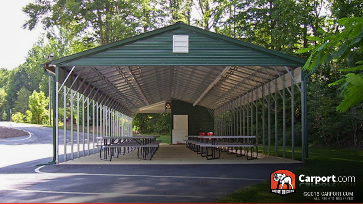 Carport Pavilion Picnic Shelter Carport Pavilion picnic shelter designed metal carport.