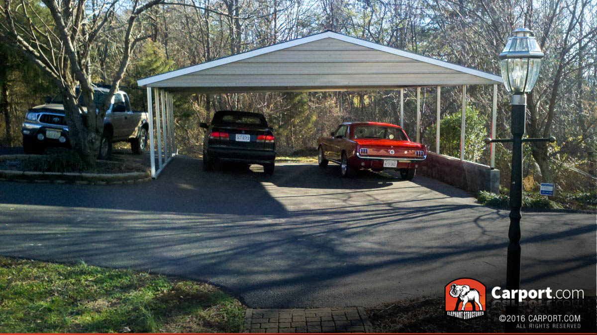 26x24 Custom Triple Wide Metal Carport 26x24 Custom Triple Wide Metal Carport