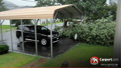 Certified One Car Carport