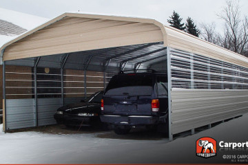 20x26 Custom Double Wide Carport