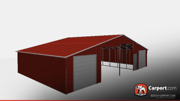 High Quality Enclosed Storage Building 48' x 31' x 12' - Image 2