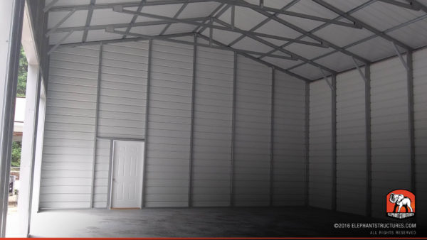 3-Car Metal Building Garage - Image 2