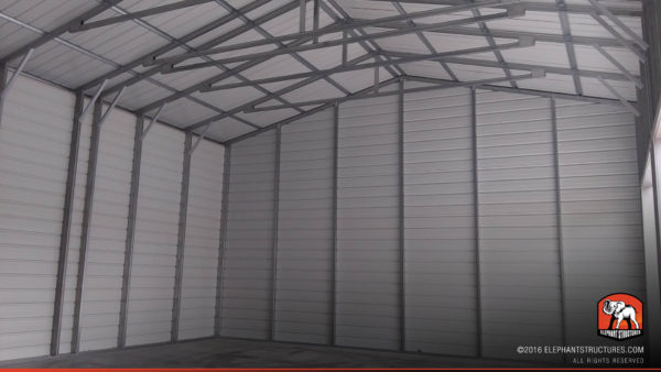 3-Car Metal Building Garage - Image 3