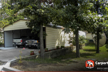 24 x 31 Double Wide Two Car Carport