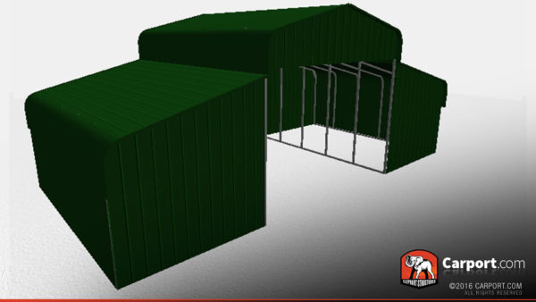 36 x 21 x 12 steel barn open center