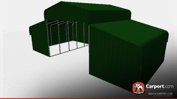 36 x 21 x 12 steel barn open center