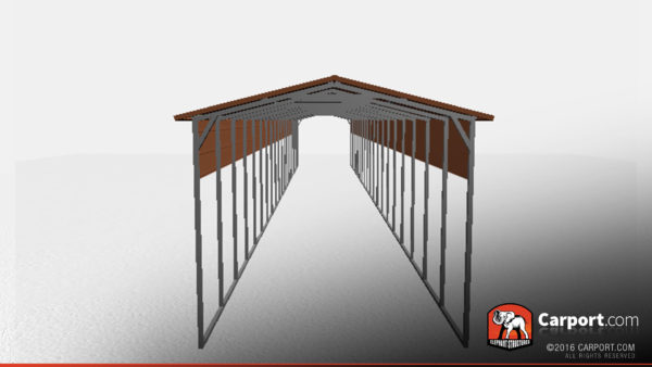 metal carport with open sides